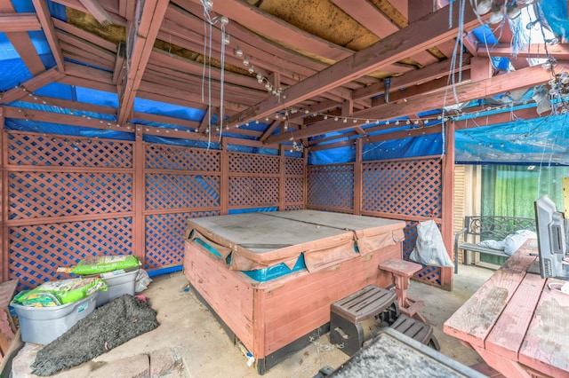4004 W Taft Dr, Spokane, WA 99208 - view of patio / terrace with a hot tub