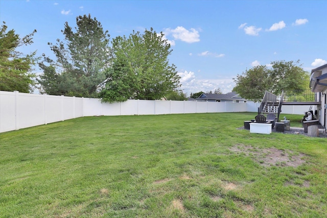 18920 E Augusta Ln, Spokane Valley, WA 99016 - view of yard featuring stairs