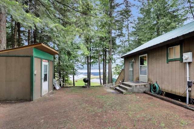 3970 Cedar Bay Rd, Loon Lake, WA 99148 - view of yard featuring a water view