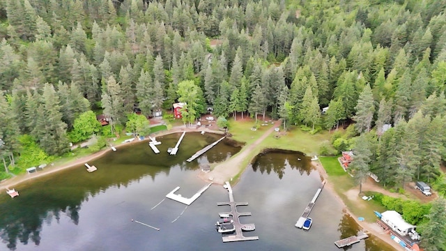 3970 Cedar Bay Rd, Loon Lake, WA 99148 - aerial view of property and surrounding area with a nearby body of water