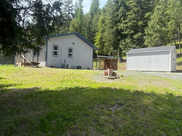 1108 Basin Rd, Colville, WA 99114 - view of grassy yard with a view of trees
