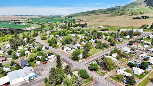 228 W Poplar St, Tekoa, WA 99033 - overview of rural landscape with nearby suburban area
