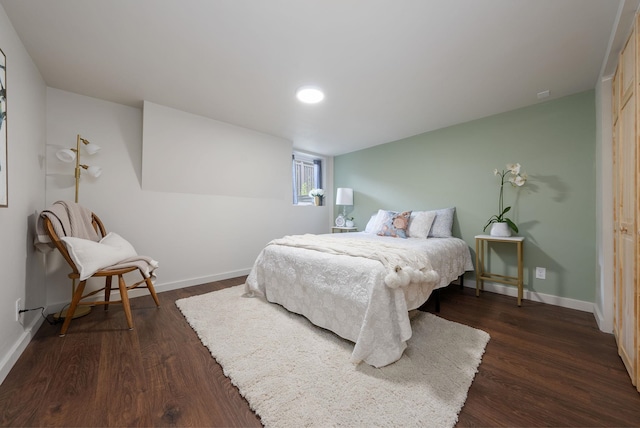 918 W 18th Ave, Spokane, WA 99203 - bedroom with dark wood finished floors and baseboards