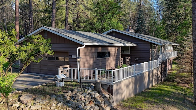 17614 N Palomino Rd, Colbert, WA 99005 - view of front facade with a view of trees and a chimney