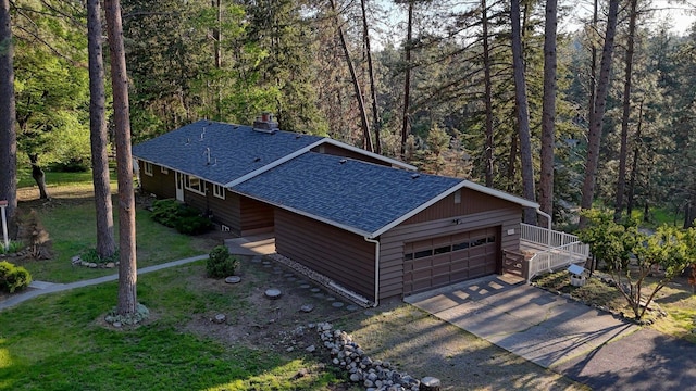17614 N Palomino Rd, Colbert, WA 99005 - aerial view of property and surrounding area featuring a forest