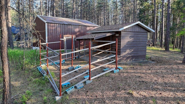 17614 N Palomino Rd, Colbert, WA 99005 - view of shed featuring a forest view
