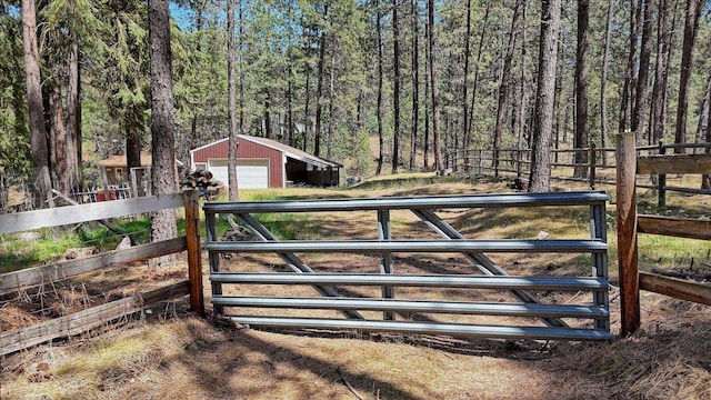 17614 N Palomino Rd, Colbert, WA 99005 - gate with an outdoor structure