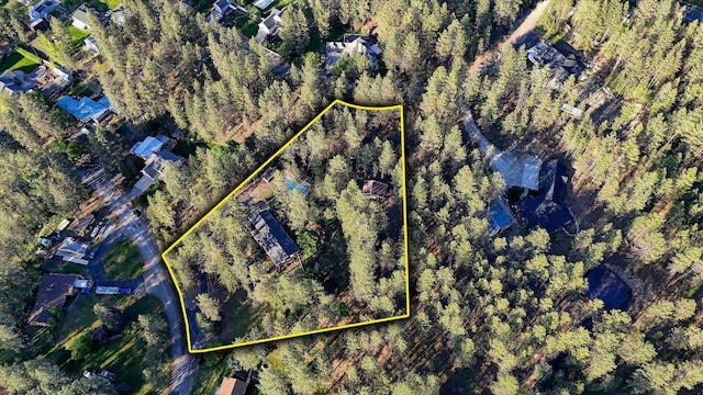 17614 N Palomino Rd, Colbert, WA 99005 - aerial view of property and surrounding area with property parcel outlined