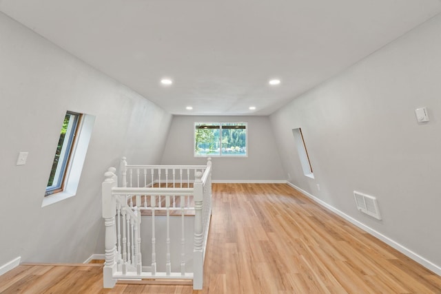 4053 Hanleys Hvn, Loon Lake, WA 99148 - unfurnished room featuring wood finished floors, recessed lighting, and baseboards
