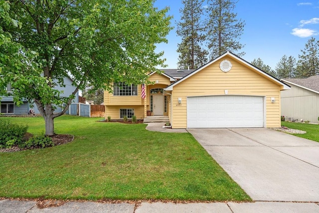 6831 N Cambridge Ln, Spokane, WA 99208 - view of front of property featuring driveway and a garage