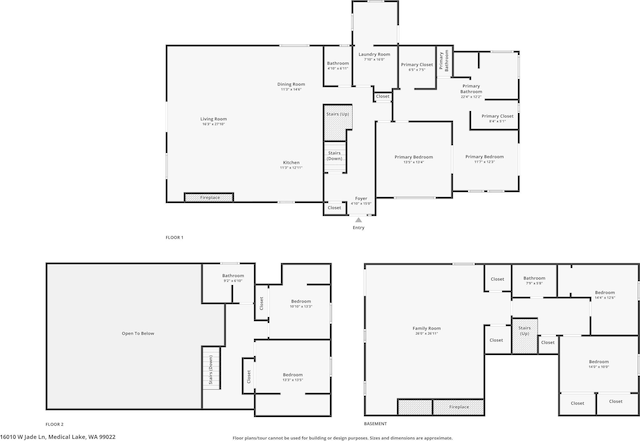 16010 W Jade Ln, Medical Lake, WA 99022 - room layout