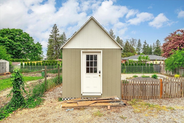 3815 E 19th Ave, Spokane, WA 99223 - view of shed with a fenced backyard