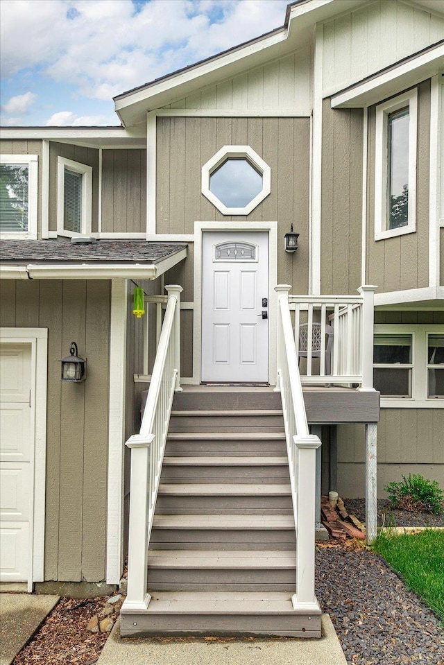 3815 E 19th Ave, Spokane, WA 99223 - view of exterior entry featuring roof with shingles