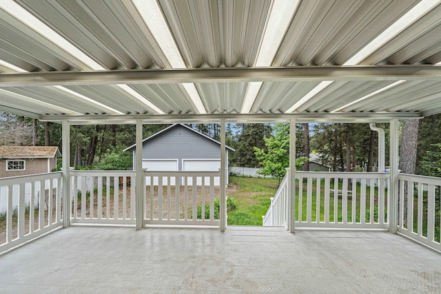 525 Quail Loop, Newport, WA 99156 - wooden terrace with an outdoor structure