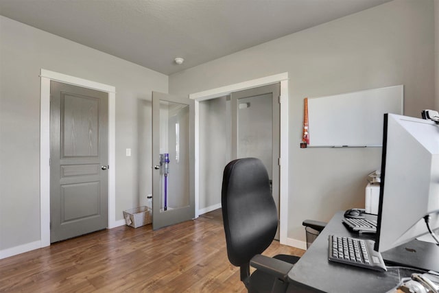 1105 S Oswald St, Spokane, WA 99224 - office featuring wood finished floors and baseboards