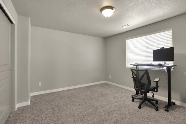 1105 S Oswald St, Spokane, WA 99224 - office space with carpet flooring, a textured ceiling, and baseboards
