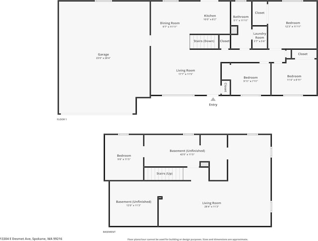13304 E Desmet Ave, Spokane Valley, WA 99216 - home floor plan