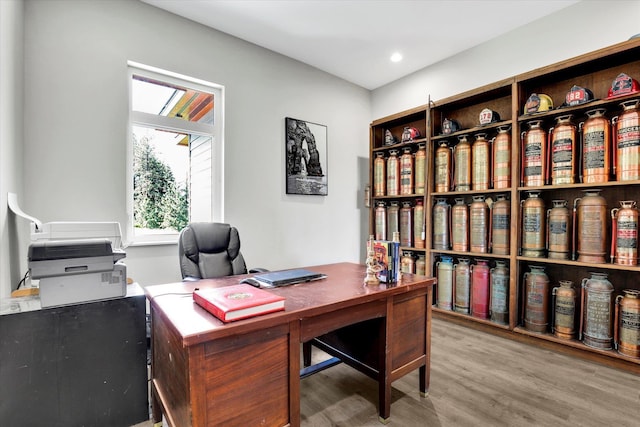 5110 W Hayden Ln, Spokane, WA 99208 - home office featuring wood finished floors and recessed lighting