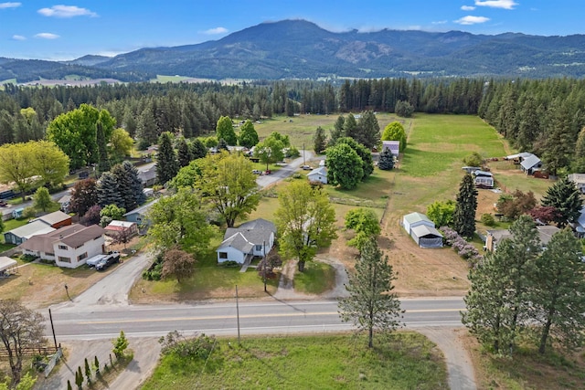 705 Old Kettle Rd, Kettle Falls, WA 99114 - drone / aerial view of mountains and a forest