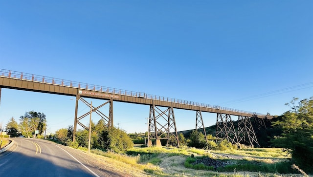 view of asphalt road