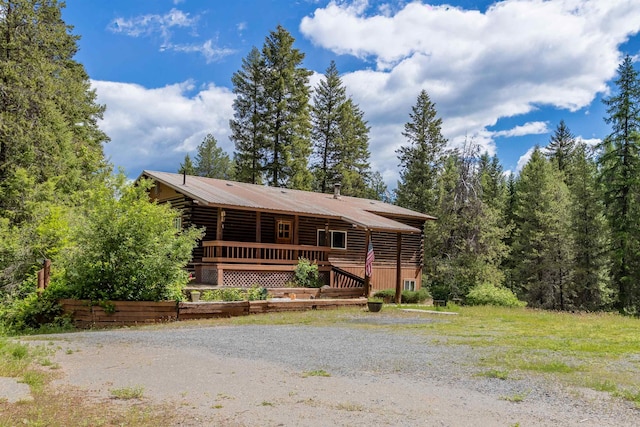 2267 Hawks Rd, Colville, WA 99114 - cabin with log exterior