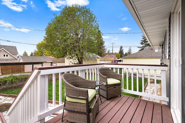 423 W Providence Ave, Spokane, WA 99205 - view of wooden deck