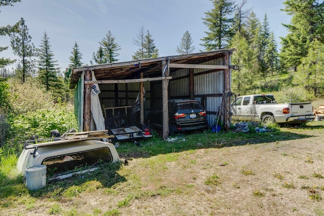 33319 N Conklin Rd, Elk, WA 99009 - view of pole building featuring a detached carport