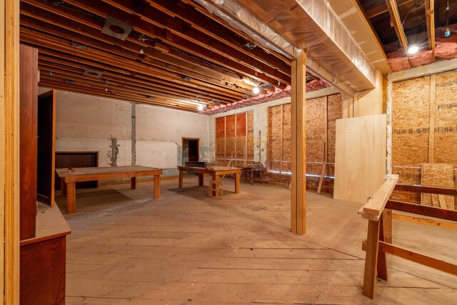 2225 S Inland Empire Way, Spokane, WA 99224 - unfinished basement featuring wood-type flooring