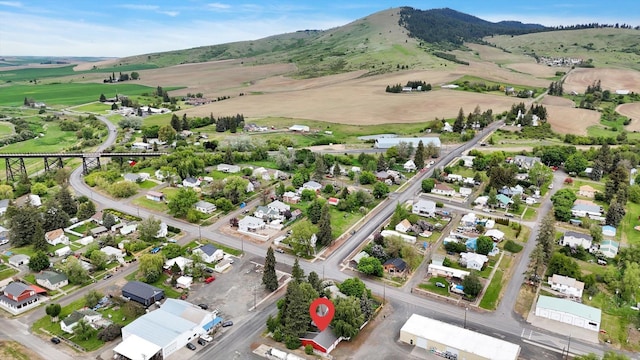 436 N Washington St, Tekoa, WA 99033 - aerial view of property and surrounding area