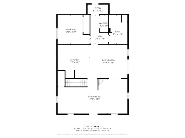 436 N Washington St, Tekoa, WA 99033 - floor plan / room layout