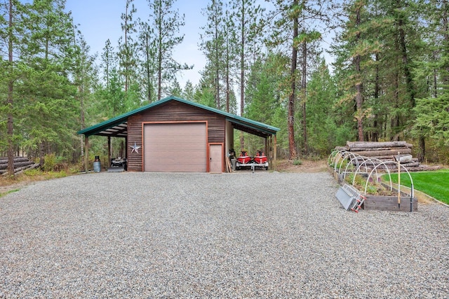 5999 E Roger Dr, Post Falls, ID 83854 - garage with a garage and driveway