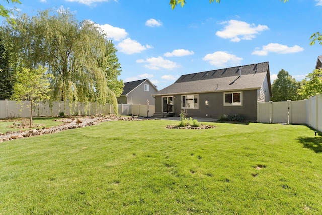 1790 N Winchester St, Liberty Lake, WA 99019 - back of house with a gate and a patio
