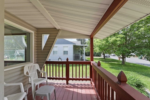 5824 N Washington St, Spokane, WA 99205 - deck with a yard