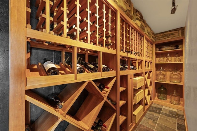 3311 E Chisholm Ln, Spokane, WA 99223 - wine cellar featuring stone finish floors