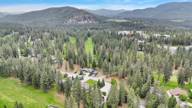 252 N Eagle Dr, Chewelah, WA 99109 - view of property location with a heavily wooded area and a mountainous background