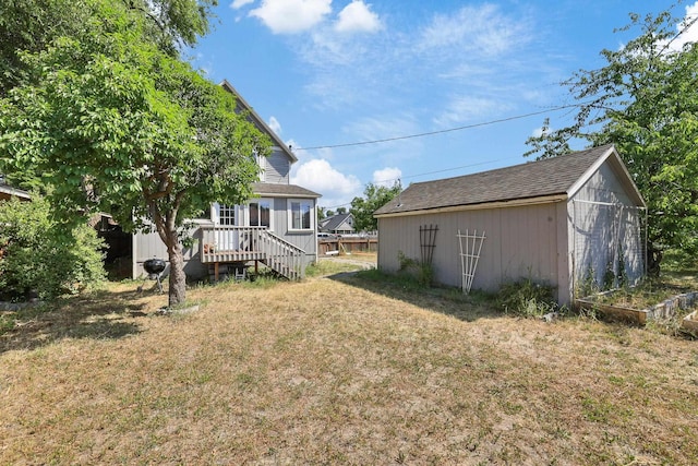2512 E Rowan Ave, Spokane, WA 99217 - view of green lawn with an outbuilding