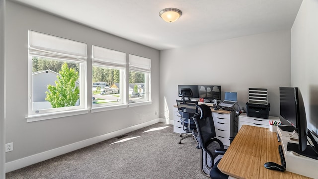 4011 S University Ct, Spokane Valley, WA 99206 - home office with carpet flooring and baseboards