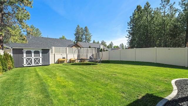 4011 S University Ct, Spokane Valley, WA 99206 - view of yard featuring a trampoline