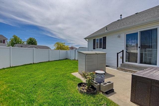 822 N Kelsea St, Medical Lake, WA 99022 - view of yard with entry steps and a patio