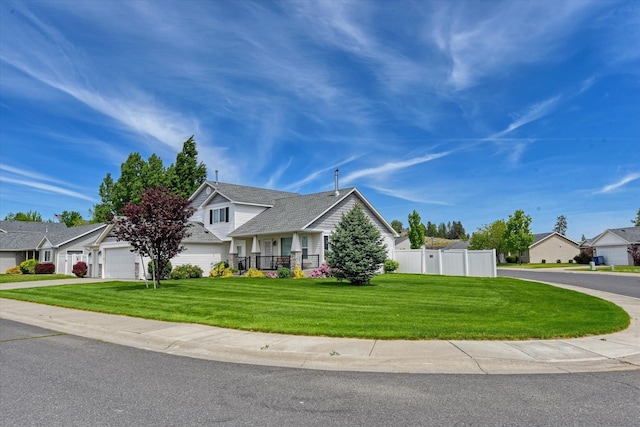 822 N Kelsea St, Medical Lake, WA 99022 - view of front of house with driveway, a residential view, and an attached garage