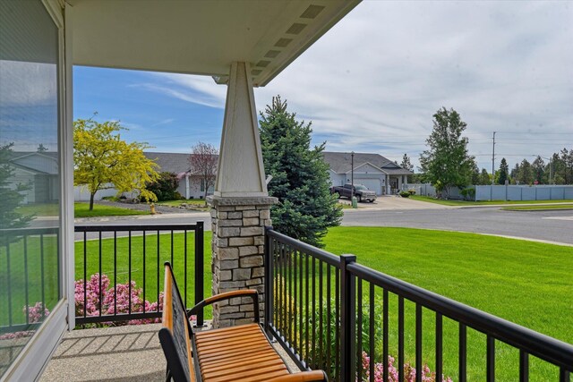 822 N Kelsea St, Medical Lake, WA 99022 - porch featuring a residential view