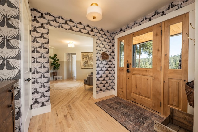 19009 N Little Spokane Dr, Colbert, WA 99005 - entrance foyer featuring wood finished floors