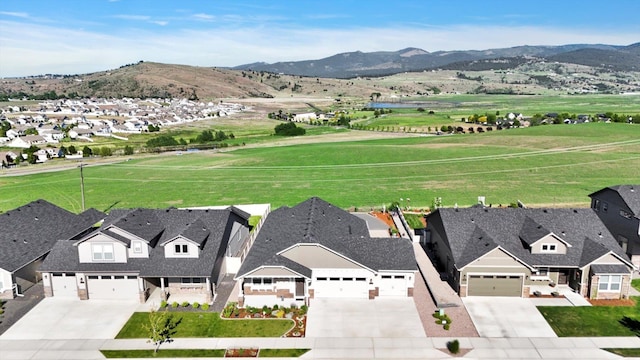 1725 S Donwood St, Spokane Valley, WA 99037 - aerial view of residential area with a mountainous background
