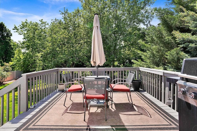 1725 N Mcmillan Ln, Spokane Valley, WA 99016 - wooden deck featuring outdoor dining area