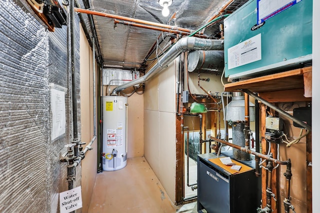 10401 N College Cir, Spokane, WA 99218 - utility room with gas water heater
