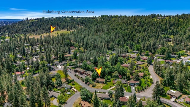 10401 N College Cir, Spokane, WA 99218 - view of property location with a forest and nearby suburban area