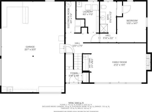 10401 N College Cir, Spokane, WA 99218 - floor plan / room layout