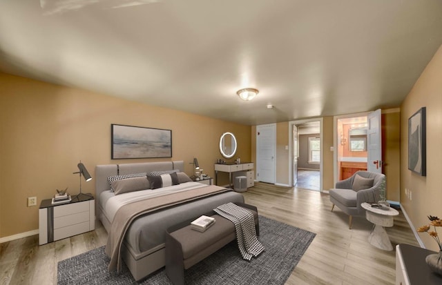 18 N 7th St, Cheney, WA 99004 - bedroom featuring light wood-style floors and baseboards
