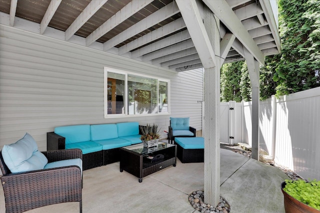 8310 E Bull Pine Ln, Spokane, WA 99217 - view of patio / terrace featuring outdoor lounge area