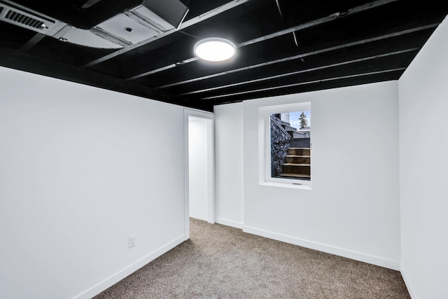 613 W Kiernan Ave, Spokane, WA 99205 - below grade area with carpet floors and baseboards